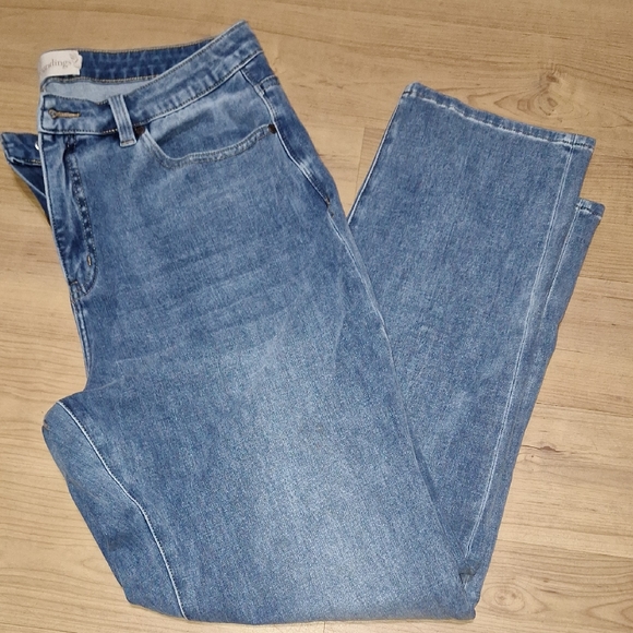Soft Surroundings Denim - Soft Surroundings Denim Jeans size 14 Medium Wash Bootcut Stretch